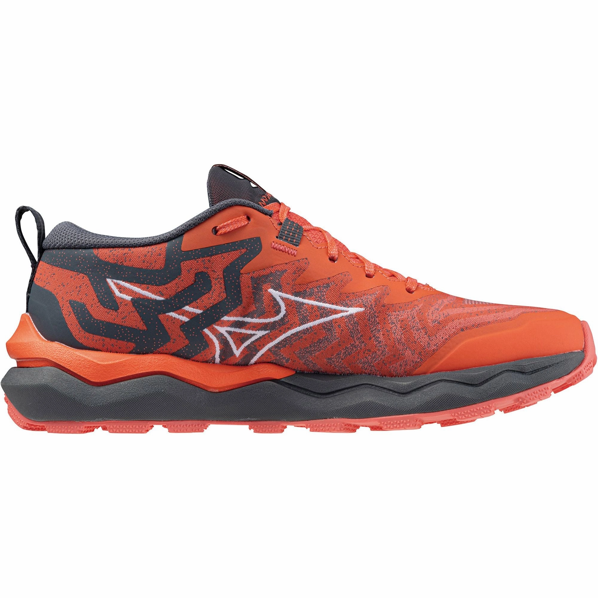 Mizuno Wave Daichi 8 Womens Trail Running Shoes - Red Compression Midsole Supportive Footbed
