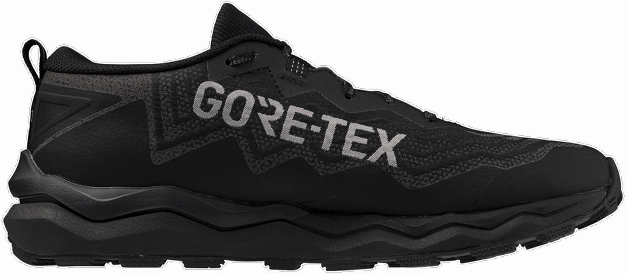 beginner - friendly Mizuno Wave Daichi 9 GORE-TEX Mens Trail Running Shoes - Black