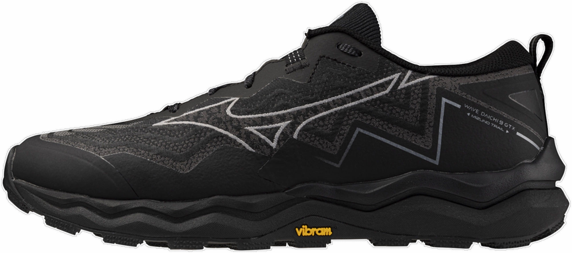 Mizuno Wave Daichi 9 GORE-TEX Mens Trail Running Shoes - Black marathoning footwear