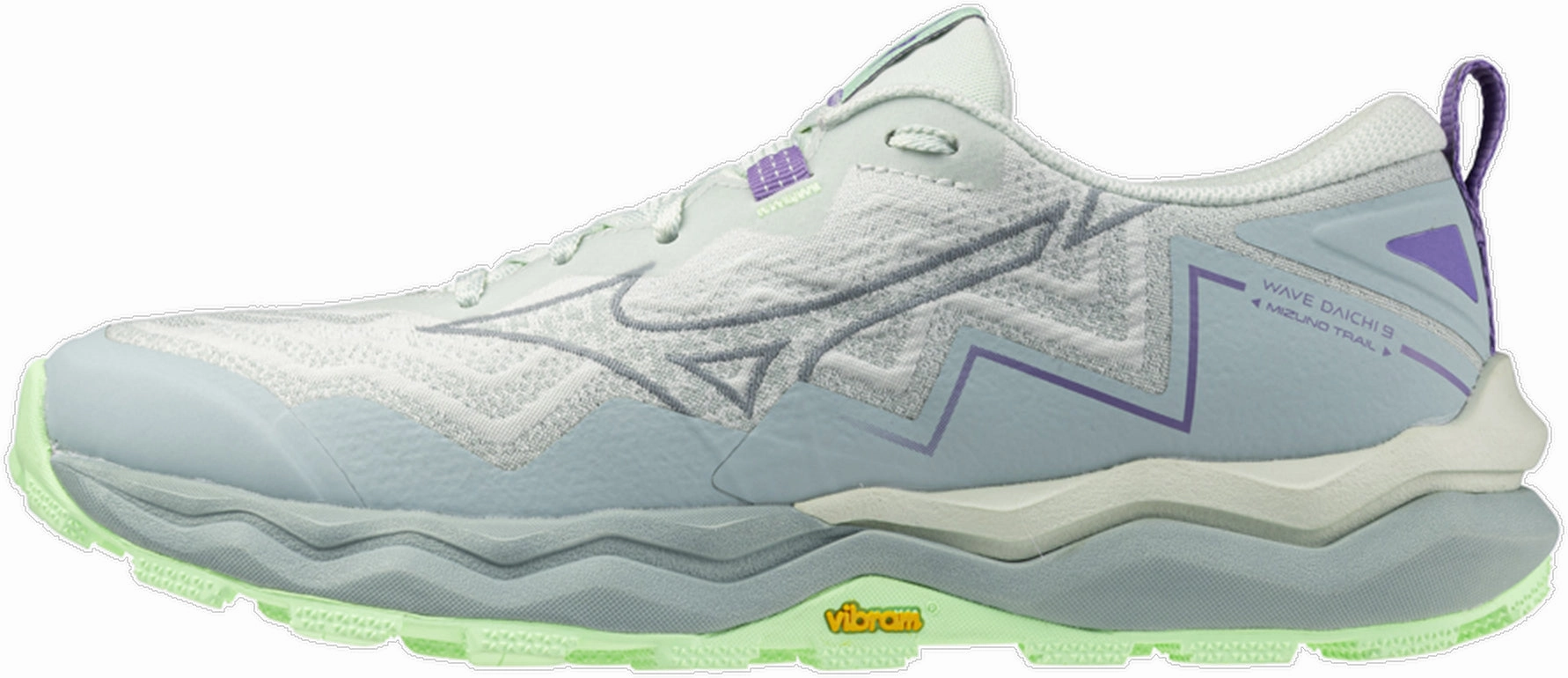 Mizuno Wave Daichi 9 Womens Trail Running Shoes - White shock - absorbing insole shoes