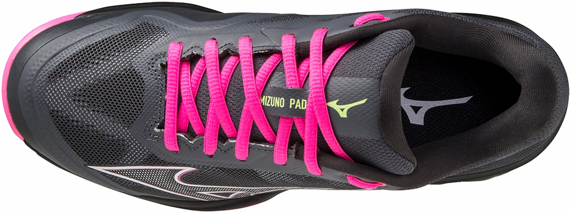 Stable base Microfiber Overlays Mizuno Wave Exceed Light Womens Padel Shoes - Black