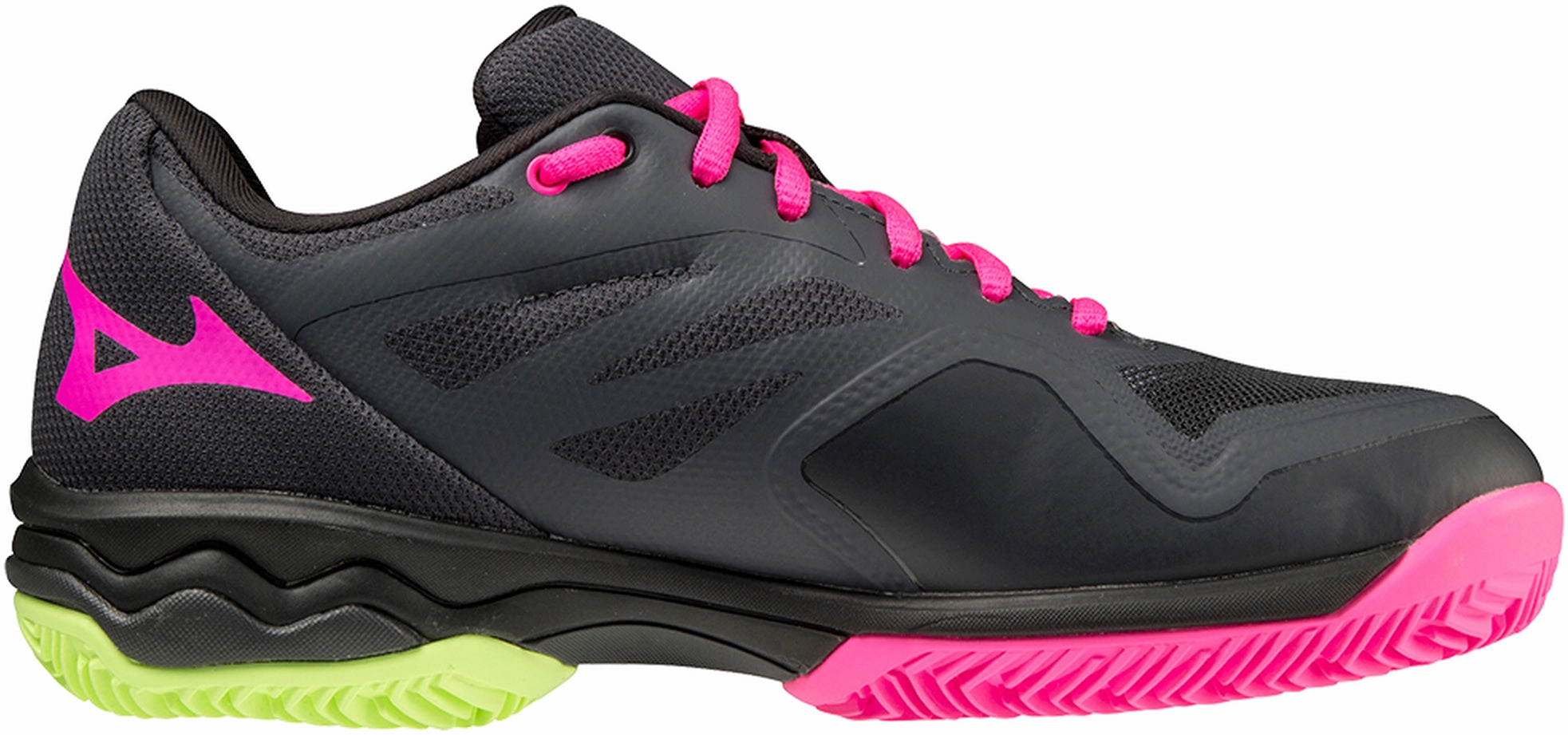 Mizuno Wave Exceed Light Womens Padel Shoes - Black Total Fit Energy Returning Heel