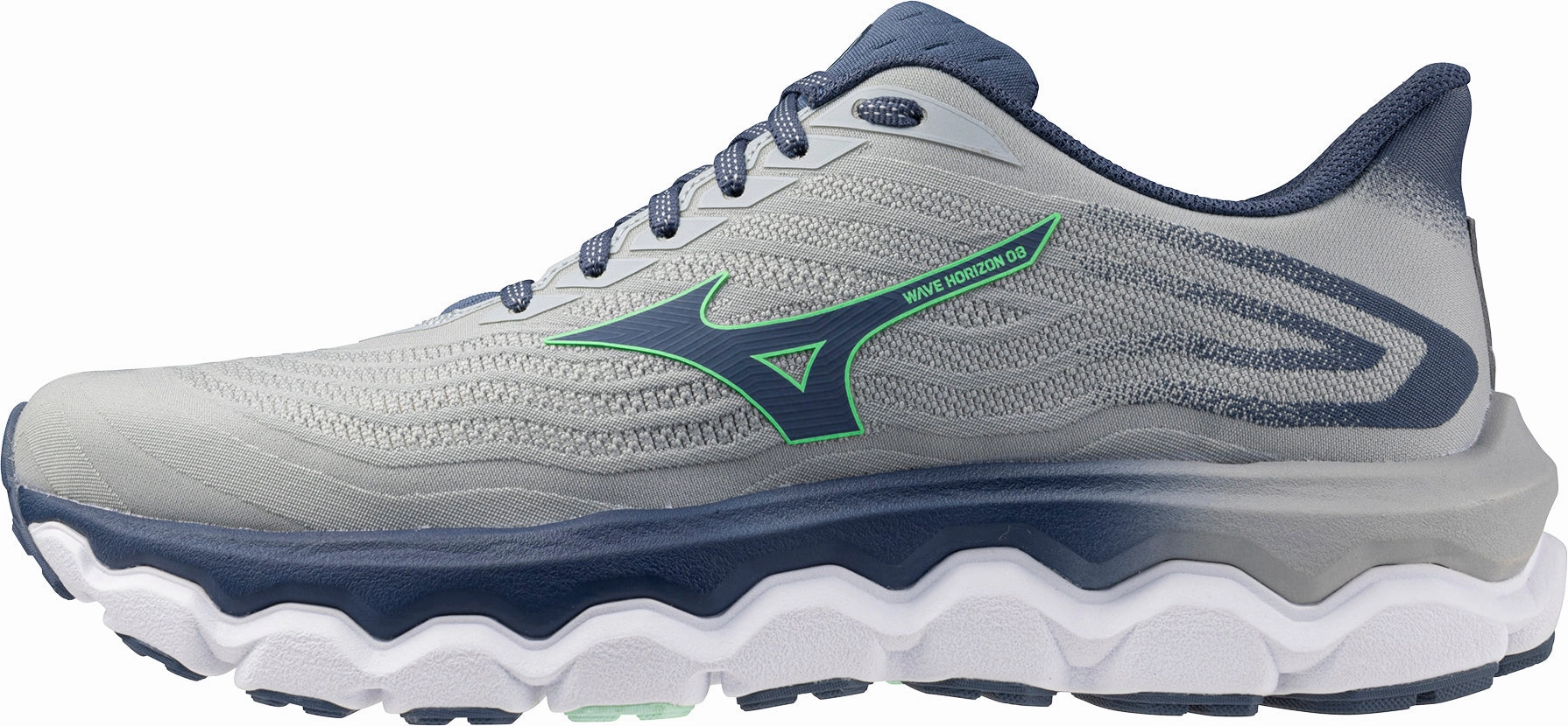 Mizuno Wave Horizon 8 Mens Running Shoes - Grey Running Trail