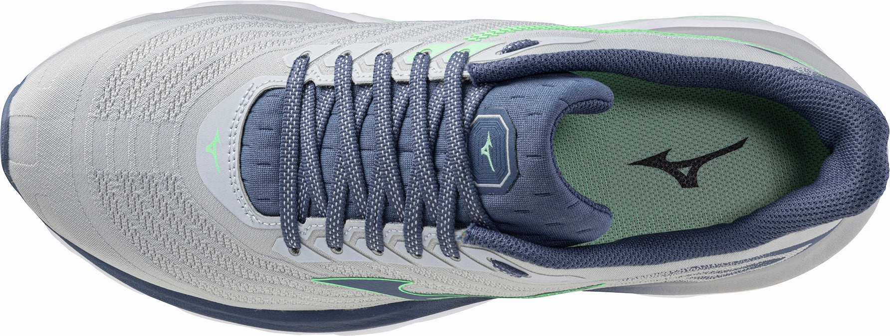 high - end - performance shoes roomy toe - box Mizuno Wave Horizon 8 Mens Running Shoes - Grey