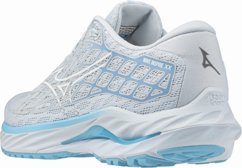 Mizuno Wave Inspire 20 Womens Running Shoes - White Energy Cell