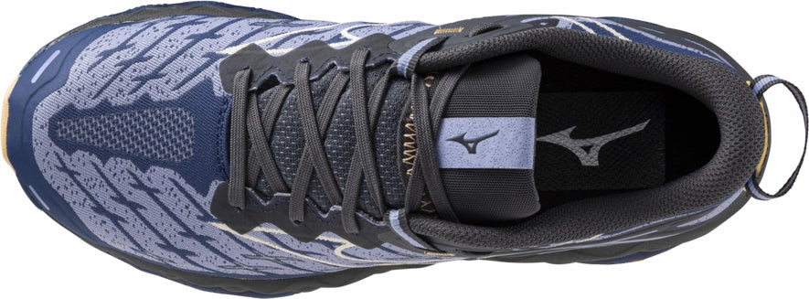 Mizuno Wave Mujin 10 Womens Trail Running Shoes - Purple Short - distance Abrasion Resistant Upper