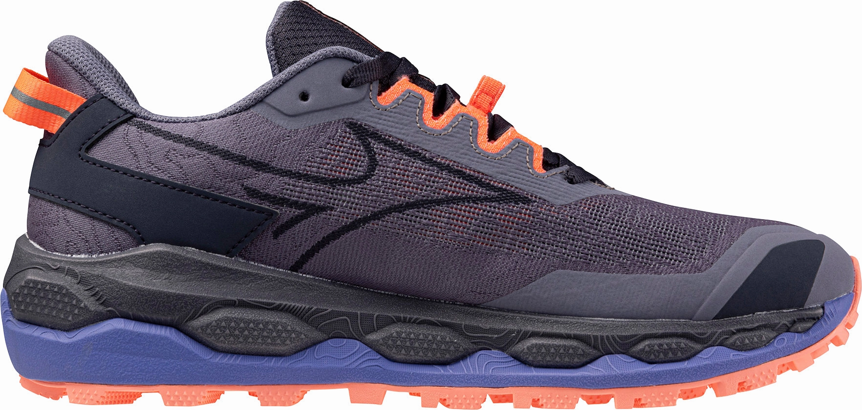 Mizuno Wave Mujin 11 Womens Trail Running Shoes - Grey wave - cushion shoes