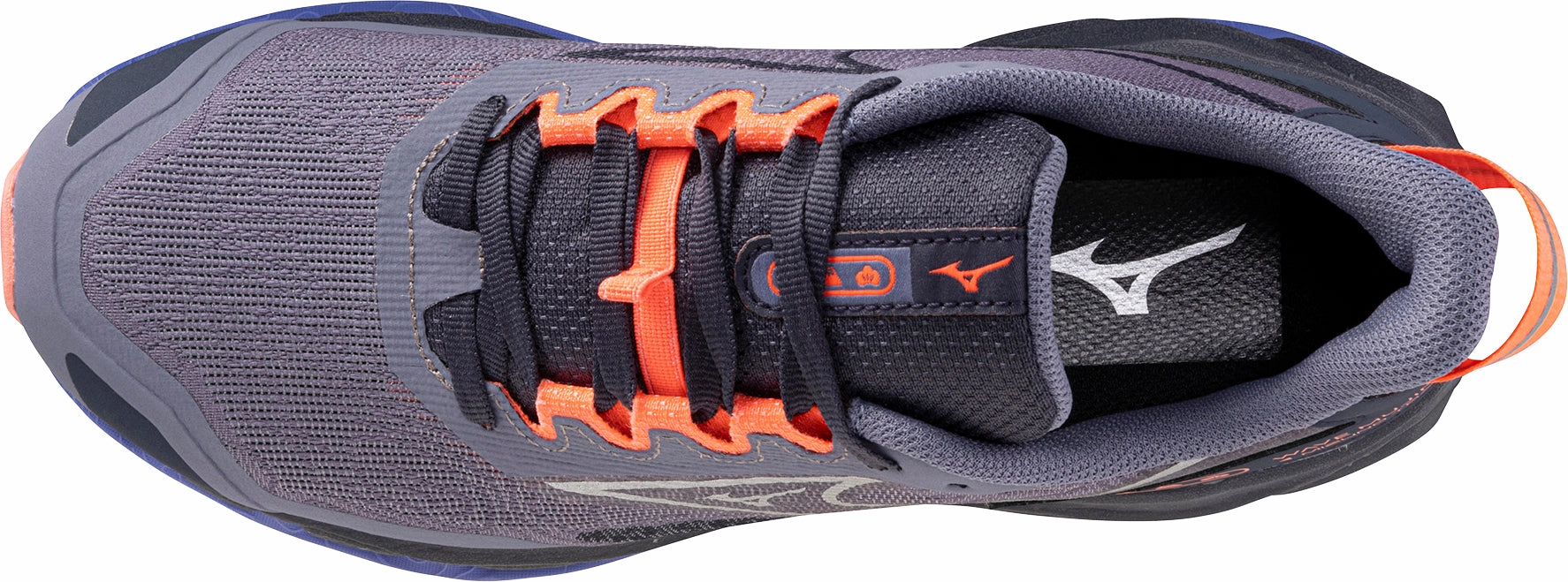 Multi Density Outsole Mizuno Wave Mujin 11 Womens Trail Running Shoes - Grey