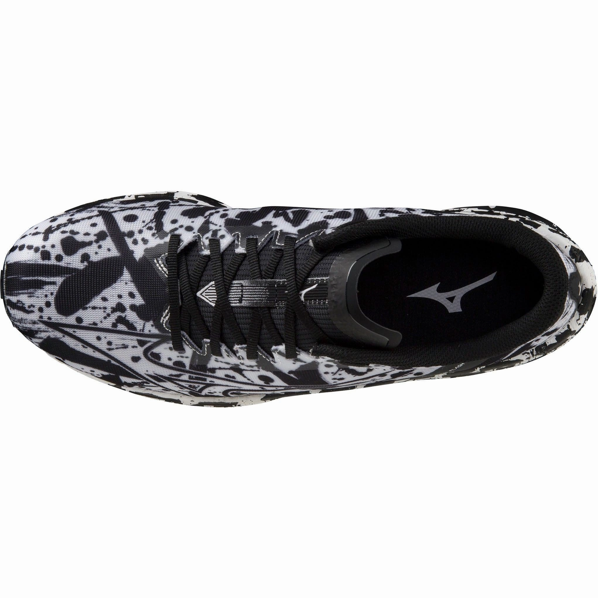 All-weather flair Mizuno Wave Rebellion Flash Running Shoes - White