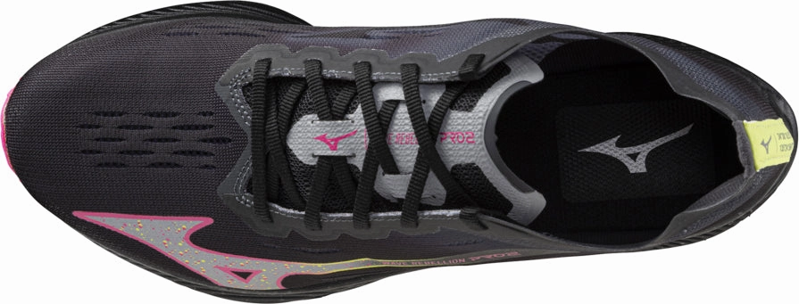 Mizuno Wave Rebellion Pro 2 Running Shoes - Black Minimalist Profile