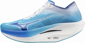 Mizuno Wave Rebellion Pro 2 Running Shoes - Blue stretchy - upper - feature shoes speed - optimized