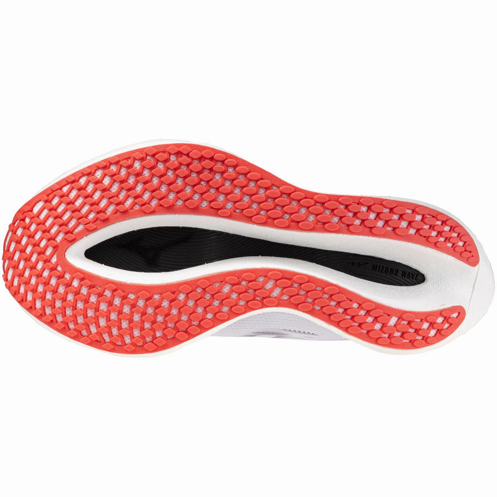 Shock Dispersion Layer Mizuno Wave Rebellion Pro 2 Womens Running Shoes - White