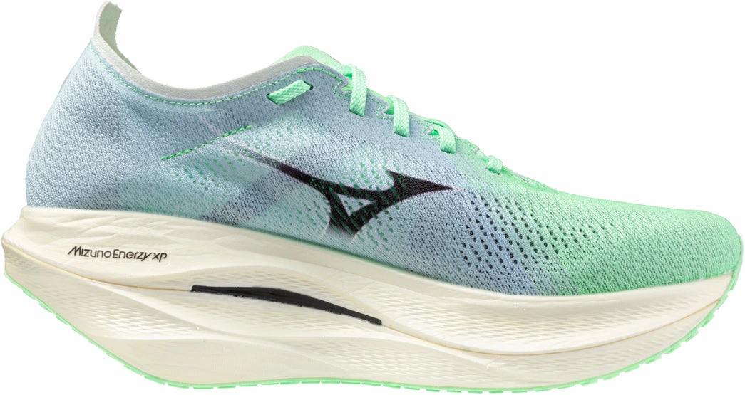 Mizuno Wave Rebellion Pro 3 Running Shoes - Green functional - design neutral - pronation