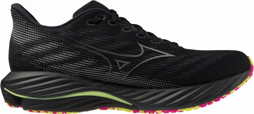 All-Purpose Use Mizuno Wave Rider 28 Running Shoes - Black