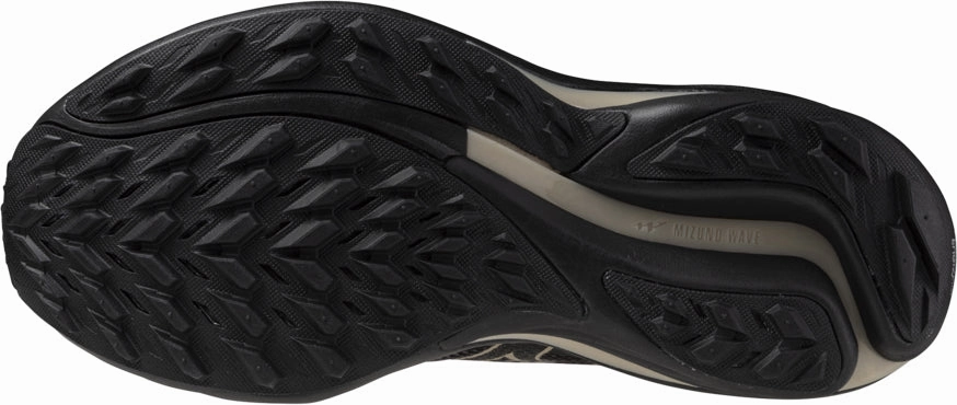 Dynamic Transition System Mizuno Wave Rider GORE-TEX 2 Womens Trail Running Shoes - Black