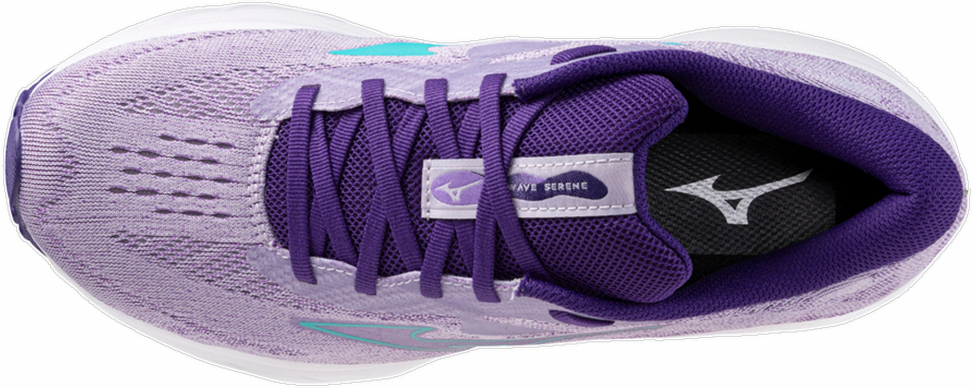 Mizuno Wave Serene Womens Running Shoes - Purple Thermal Regulating Layer