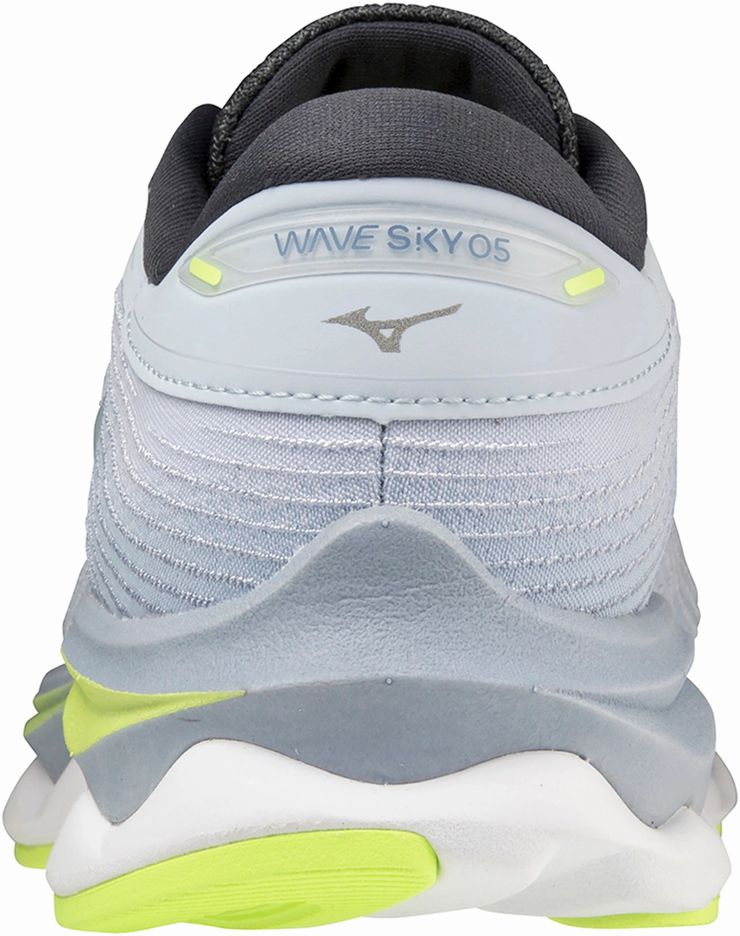 beginners Enhanced Ground Contact Zones Mizuno Wave Sky 5 Womens Running Shoes - Blue