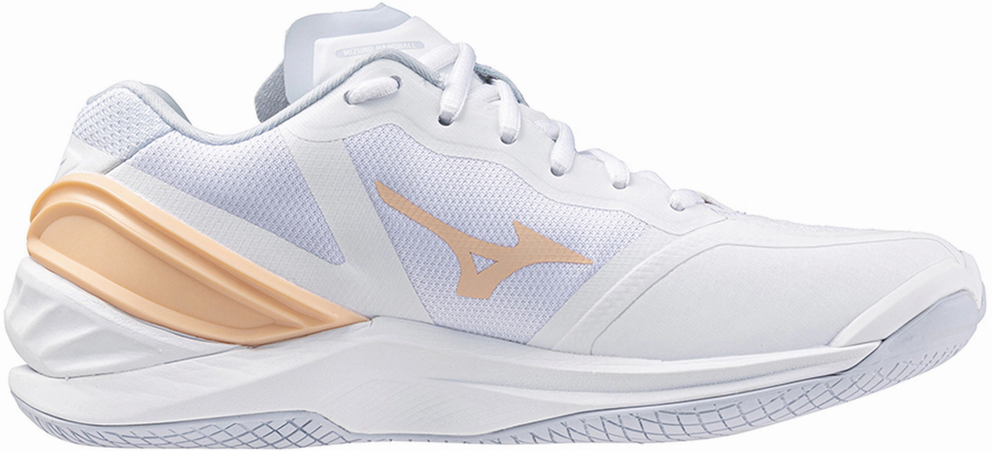 Mizuno Wave Stealth Neo Womens Netball Shoes - White Seamless Technology