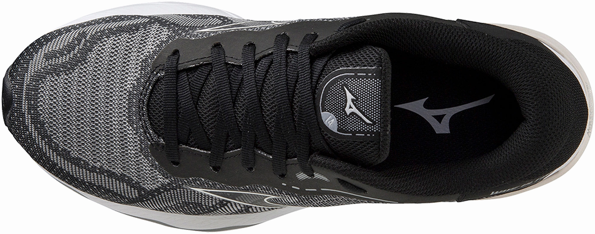 Flexible Midsole Design Well   Made Mizuno Wave Ultima 14 Womens Running Shoes - Black