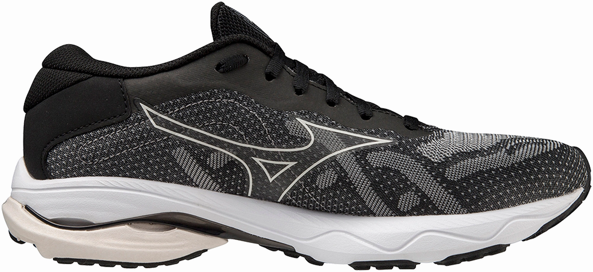 Rugged Terrain Mizuno Wave Ultima 14 Womens Running Shoes - Black