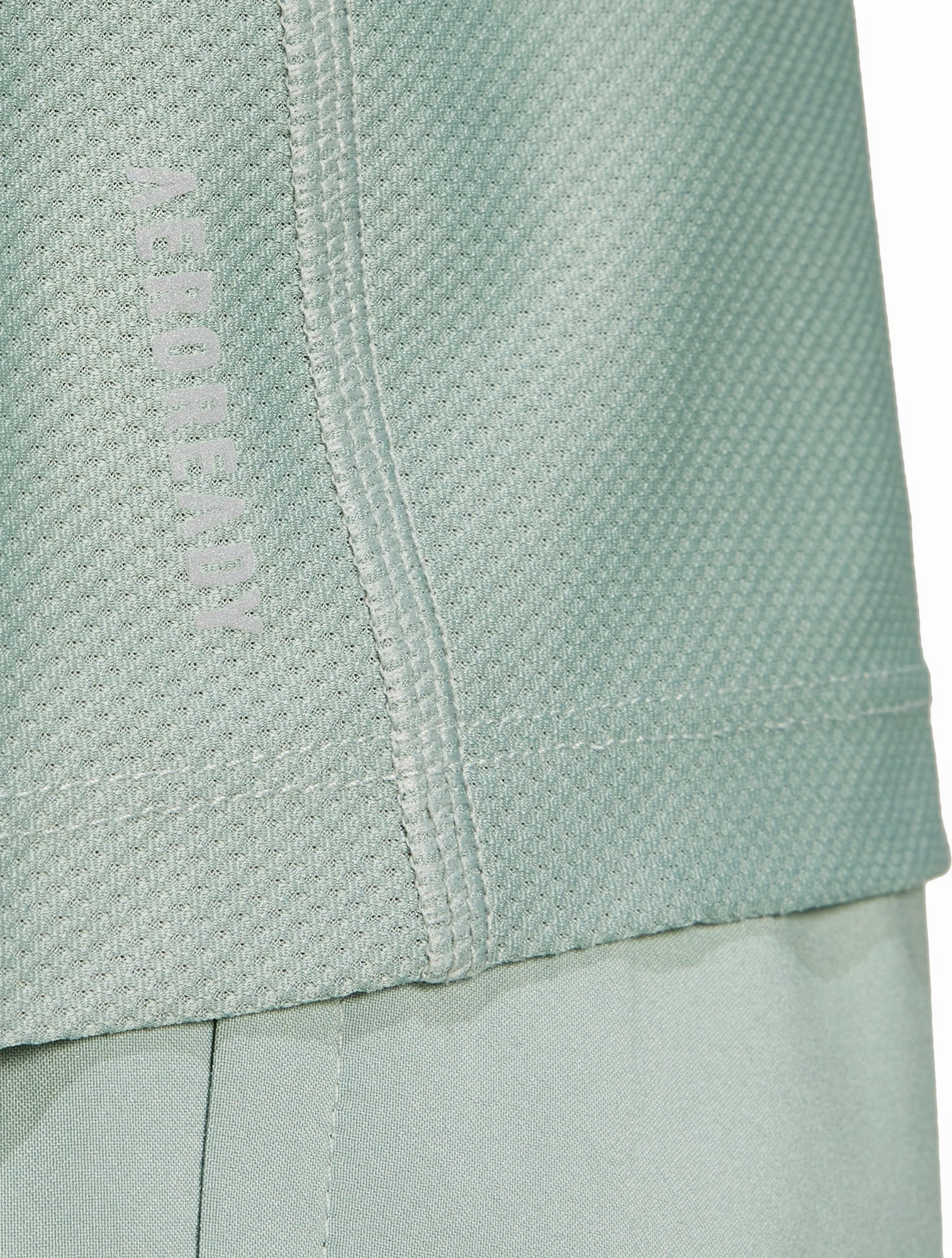 Wrinkle Resistant No Shrink Fabric adidas Own The Run Short Sleeve Mens Running Top - Green