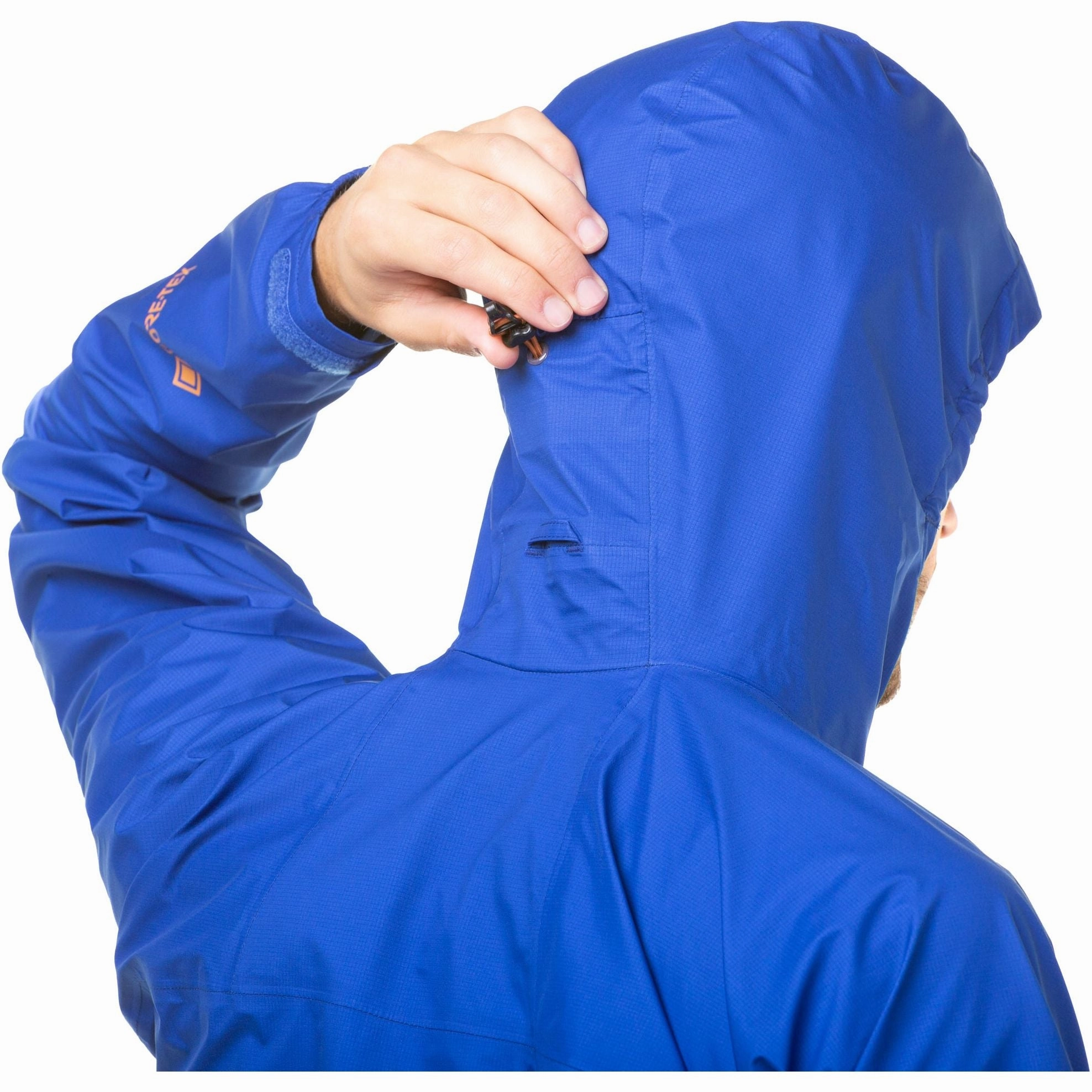 autumn season Anti Slip Collar Ronhill Tech GORE-TEX Mercurial Mens Running Jacket - Blue