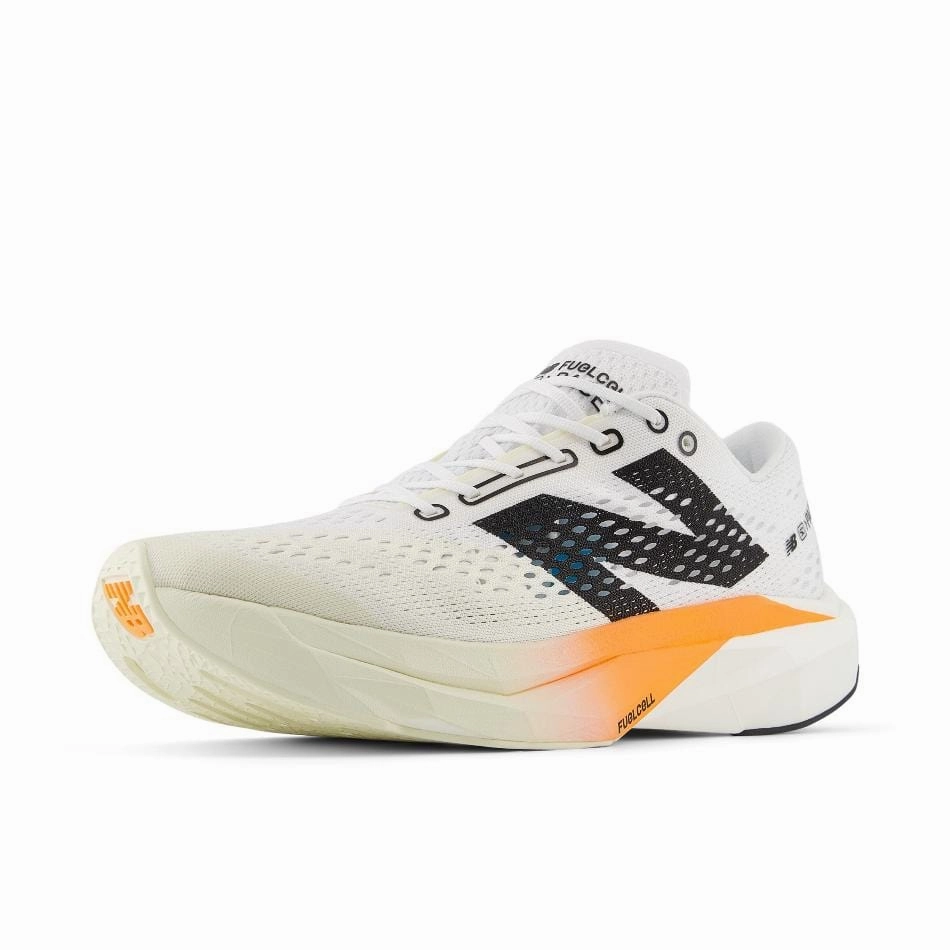 New Balance Women's FuelCell SuperComp Pacer V2 Running Shoes in Hot Mango SS25 TextileUpper