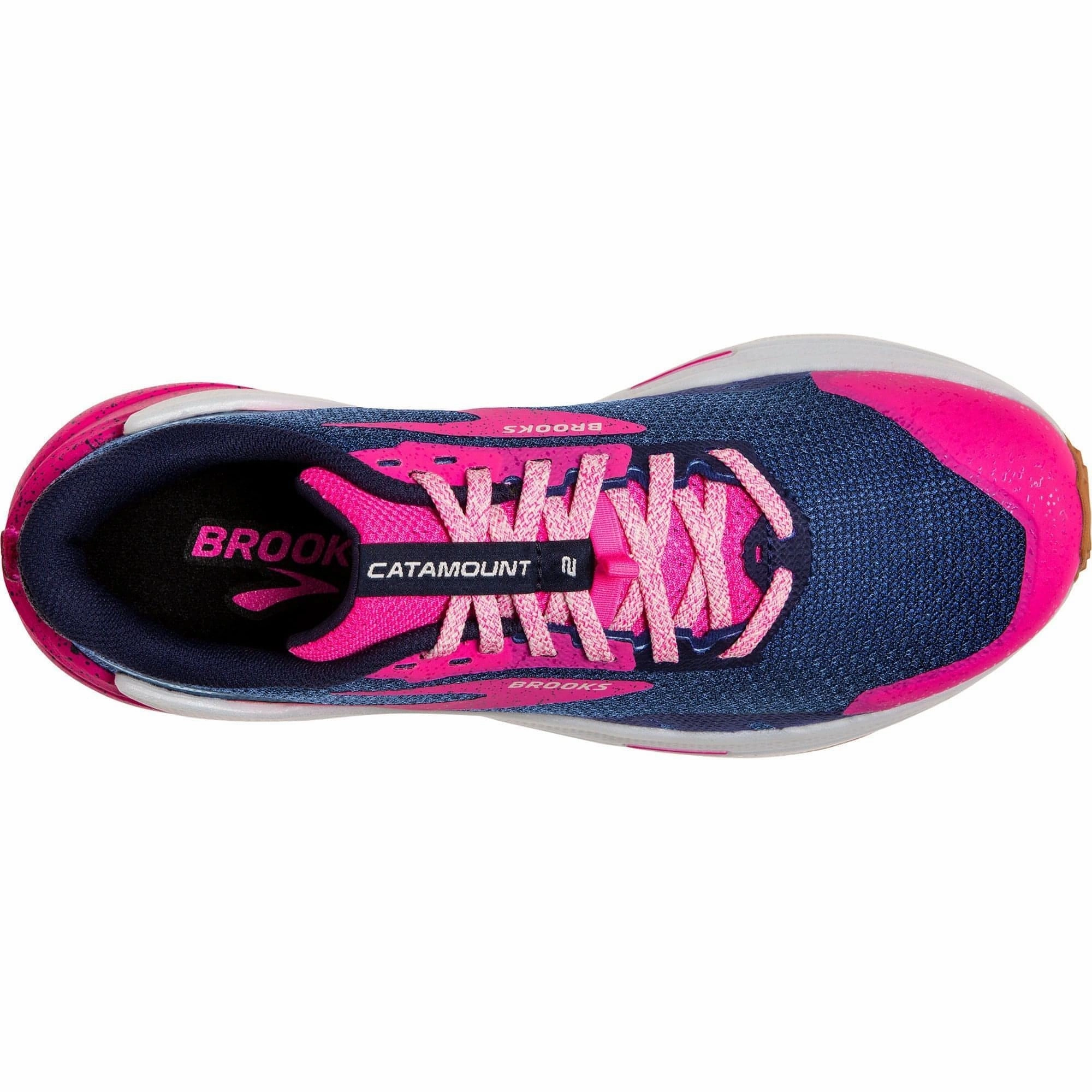 running in a funicular area shoes Brooks Catamount 2 Womens Trail Running Shoes - Navy