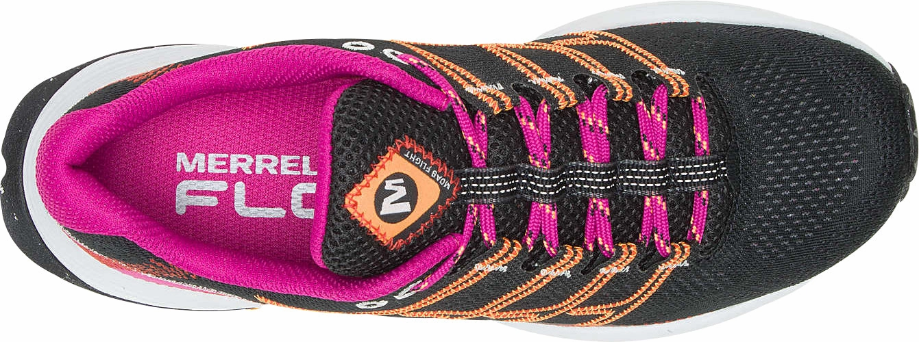 uphill running shoes heat - resistant - design shoes Merrell Moab Flight Womens Trail Running Shoes - Black