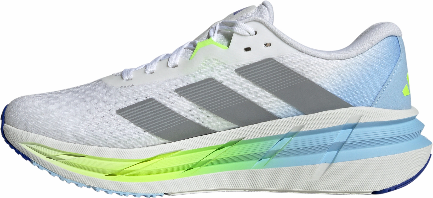 adidas Adistar 3.0 Mens Running Shoes - White quick - drying Active Running