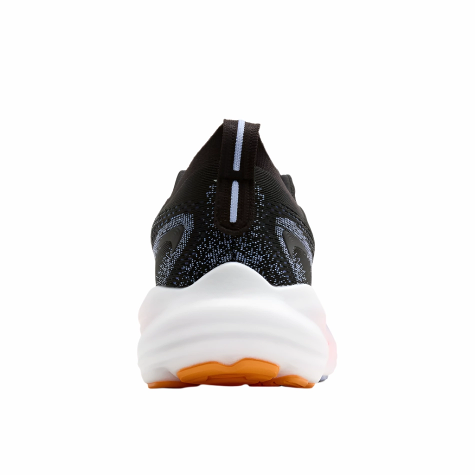 Balanced Ride Geometry Secure Lock Brooks Women's Glycerin 22 Running Shoes in Black/Blue Heron/Orange AW25