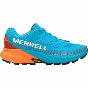Merrell Agility Peak 5 Womens Trail Running Shoes - Blue morning