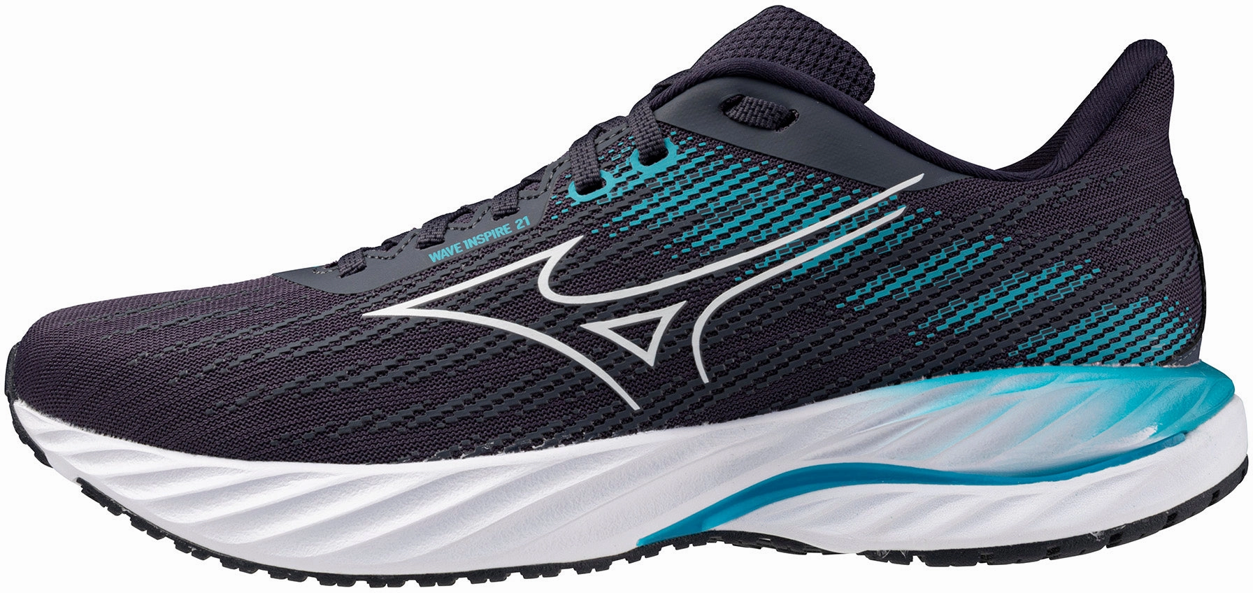 Mizuno Wave Inspire 21 Mens Running Shoes - Grey Ventilation Mesh