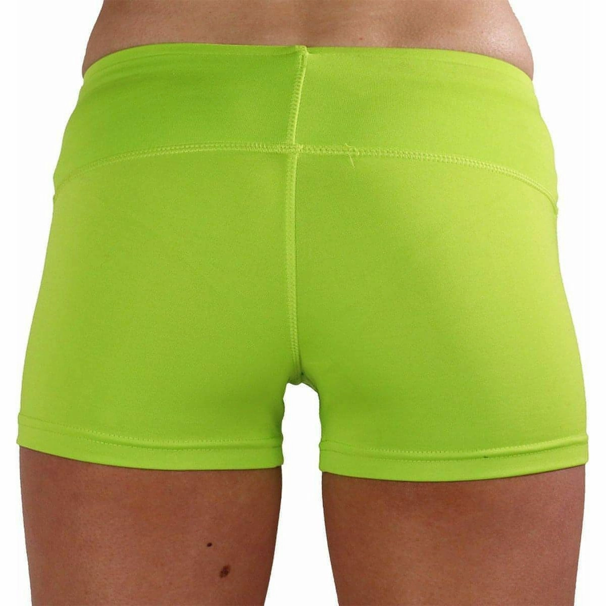 More Mile More-Tech 3 Inch Womens Running Shorts - Green Reinforced Seams