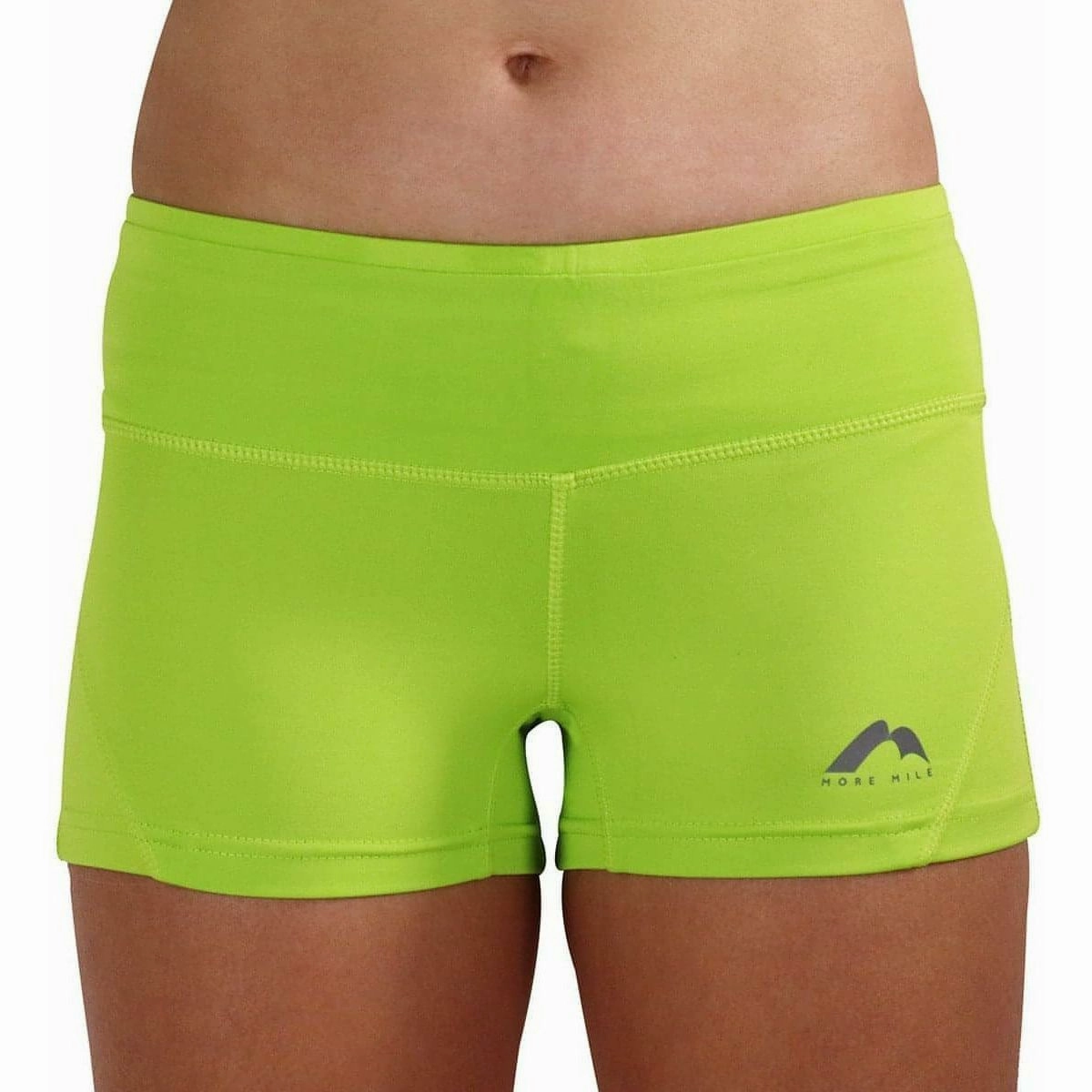 Performance Flex dress shorts More Mile More-Tech 3 Inch Womens Running Shorts - Green