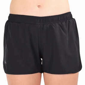 More Mile Racer Split Womens Running Shorts - Black Sun Protection Breathable Flex