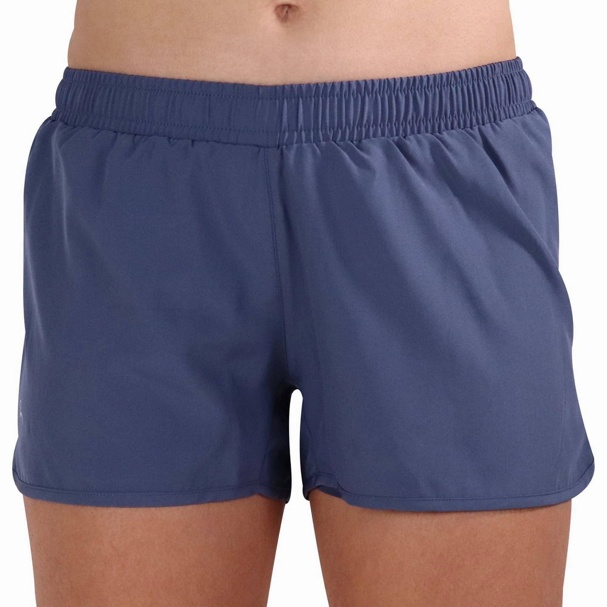More Mile Racer Split Womens Running Shorts - Blue Minimal Stretch
