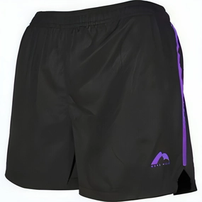 More Mile Square-Cut Womens Running Shorts - Black Sporty Comfort
