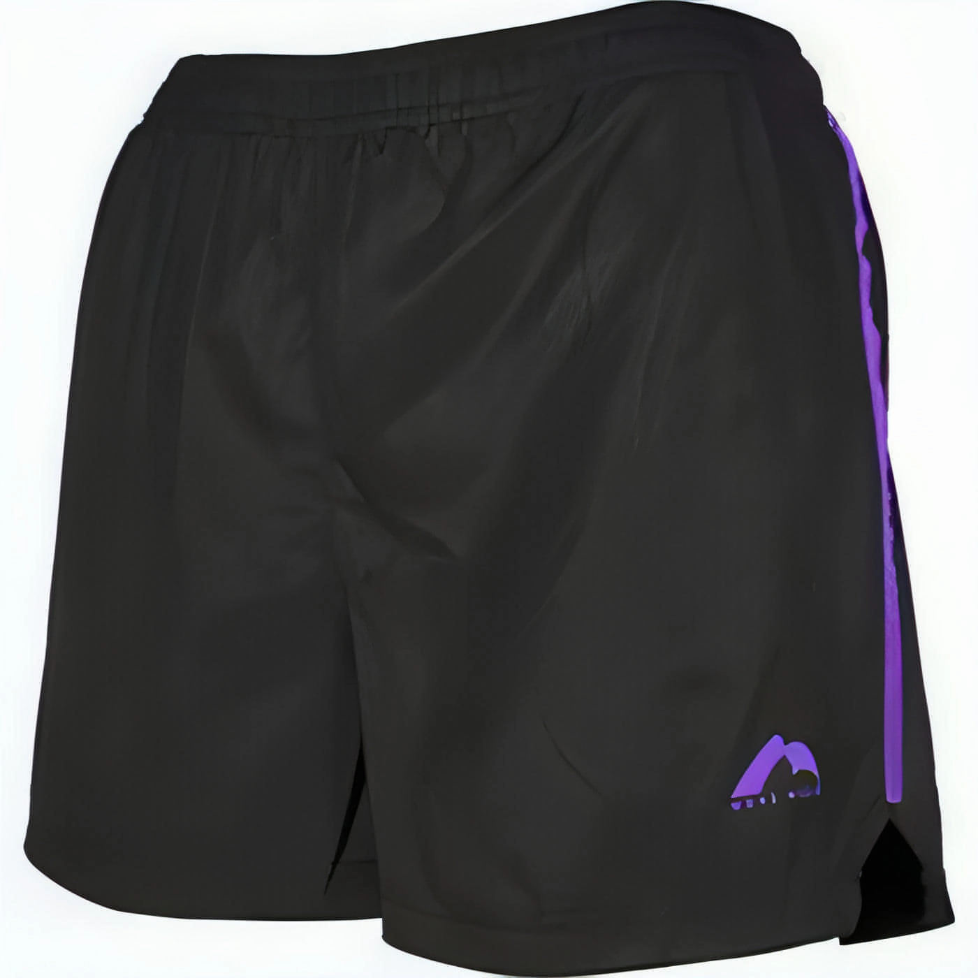 Gym apparel More Mile Square-Cut Womens Running Shorts - Black