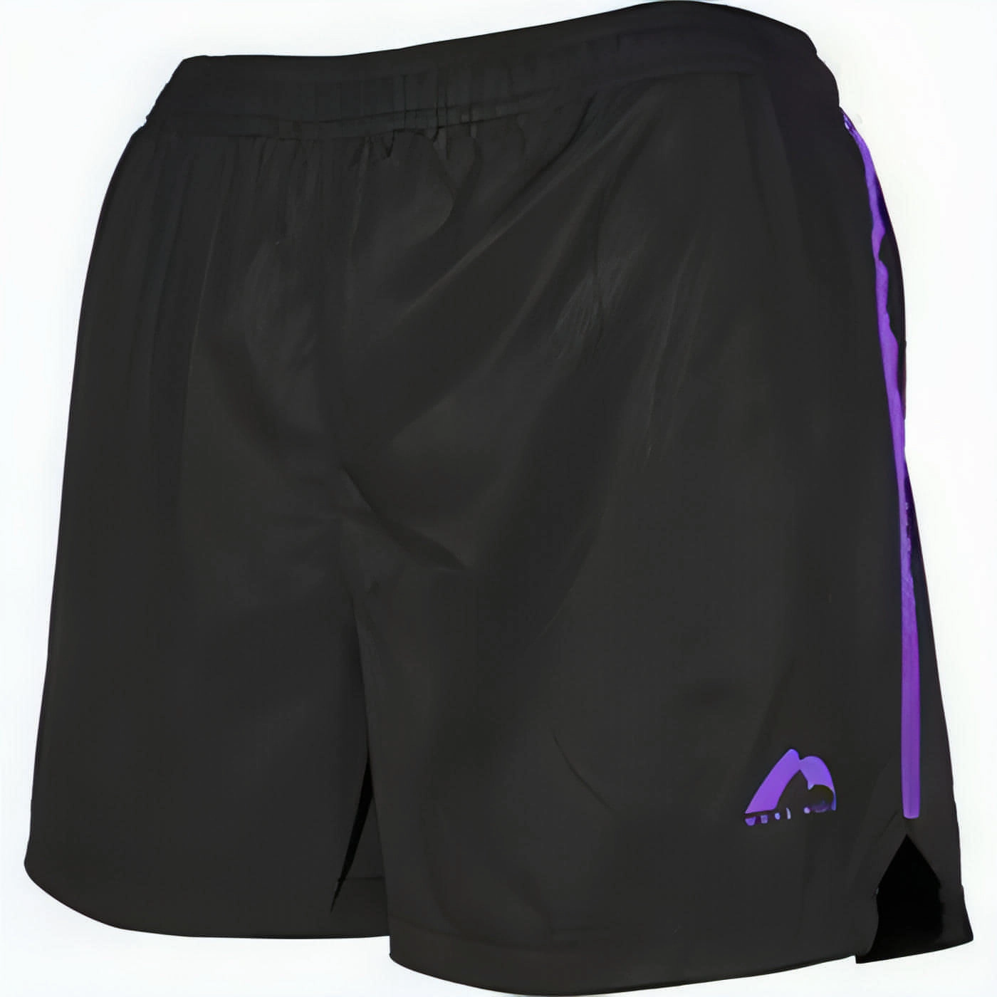 More Mile Square-Cut Womens Running Shorts - Black Sporty Comfort
