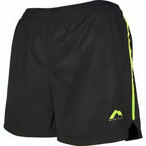 Easy Movement Flex Fit Design More Mile Square-Cut Womens Running Shorts - Black