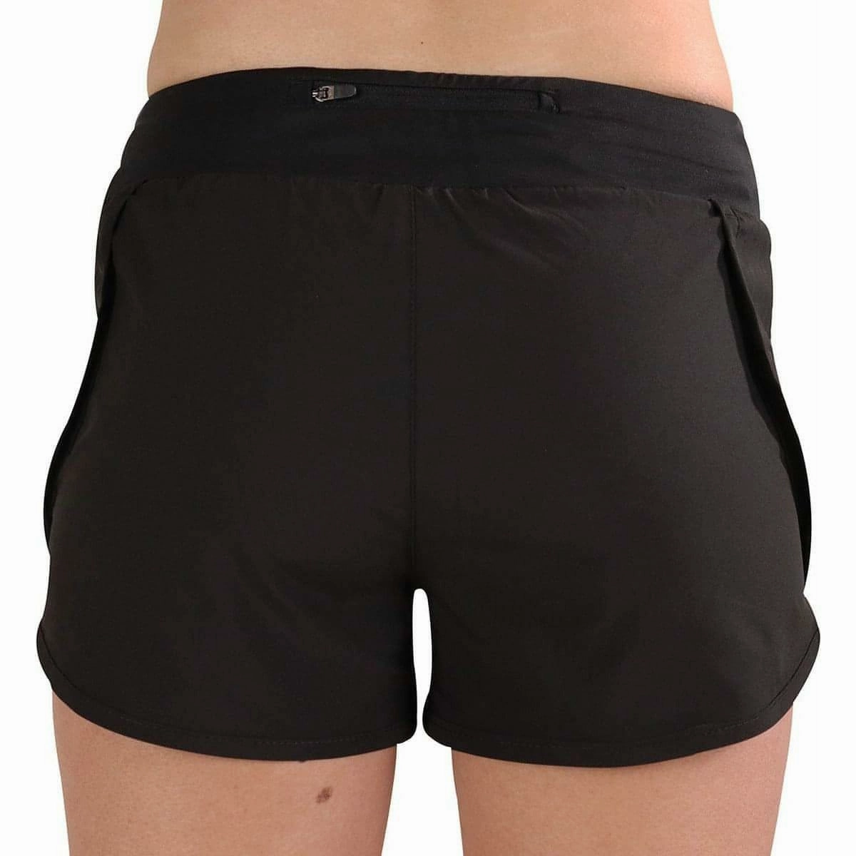 transportation industry hiking clothes More Mile Strive Womens Running Shorts - Black