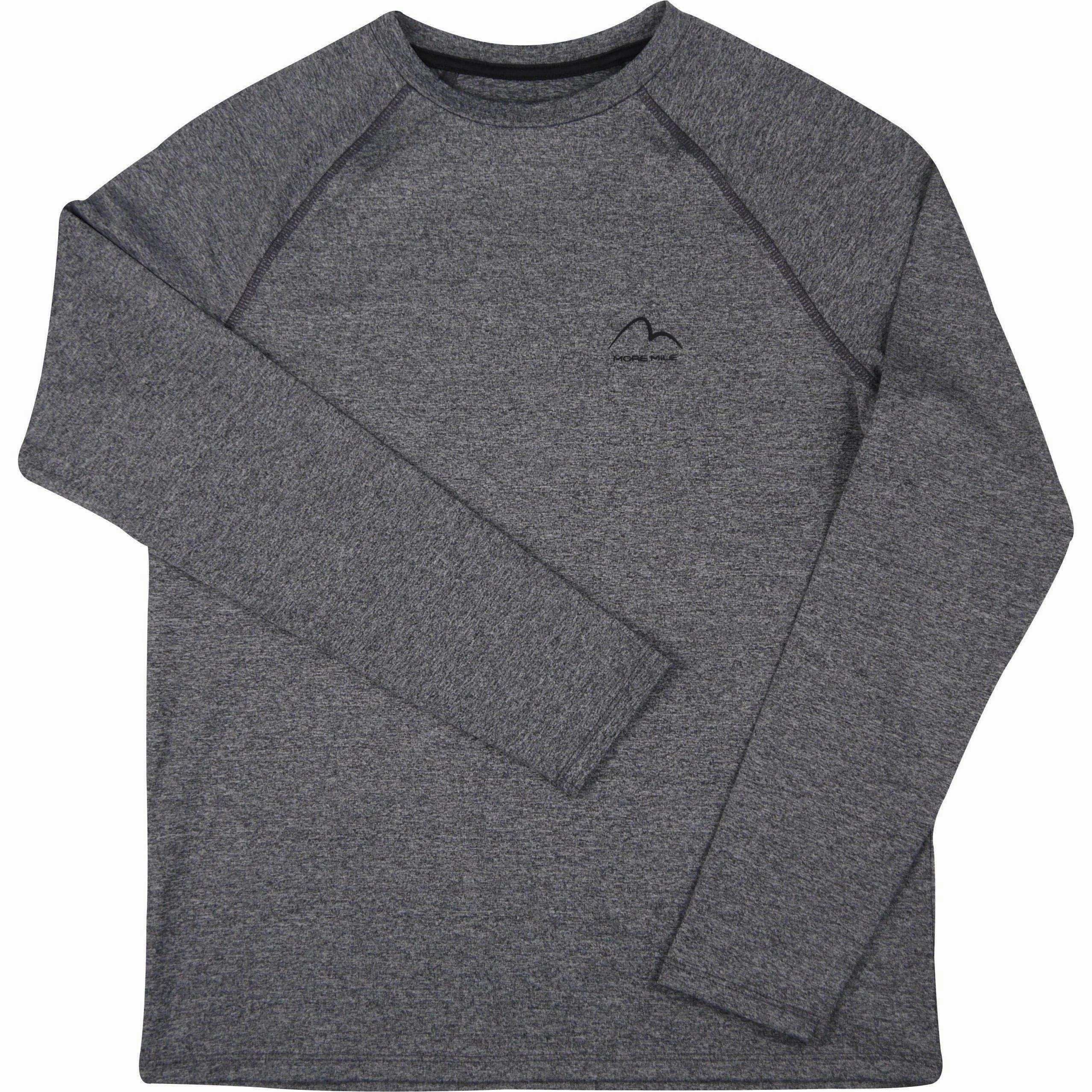 Garage More Mile Train To Run Boys Long Sleeve Running Top - Grey