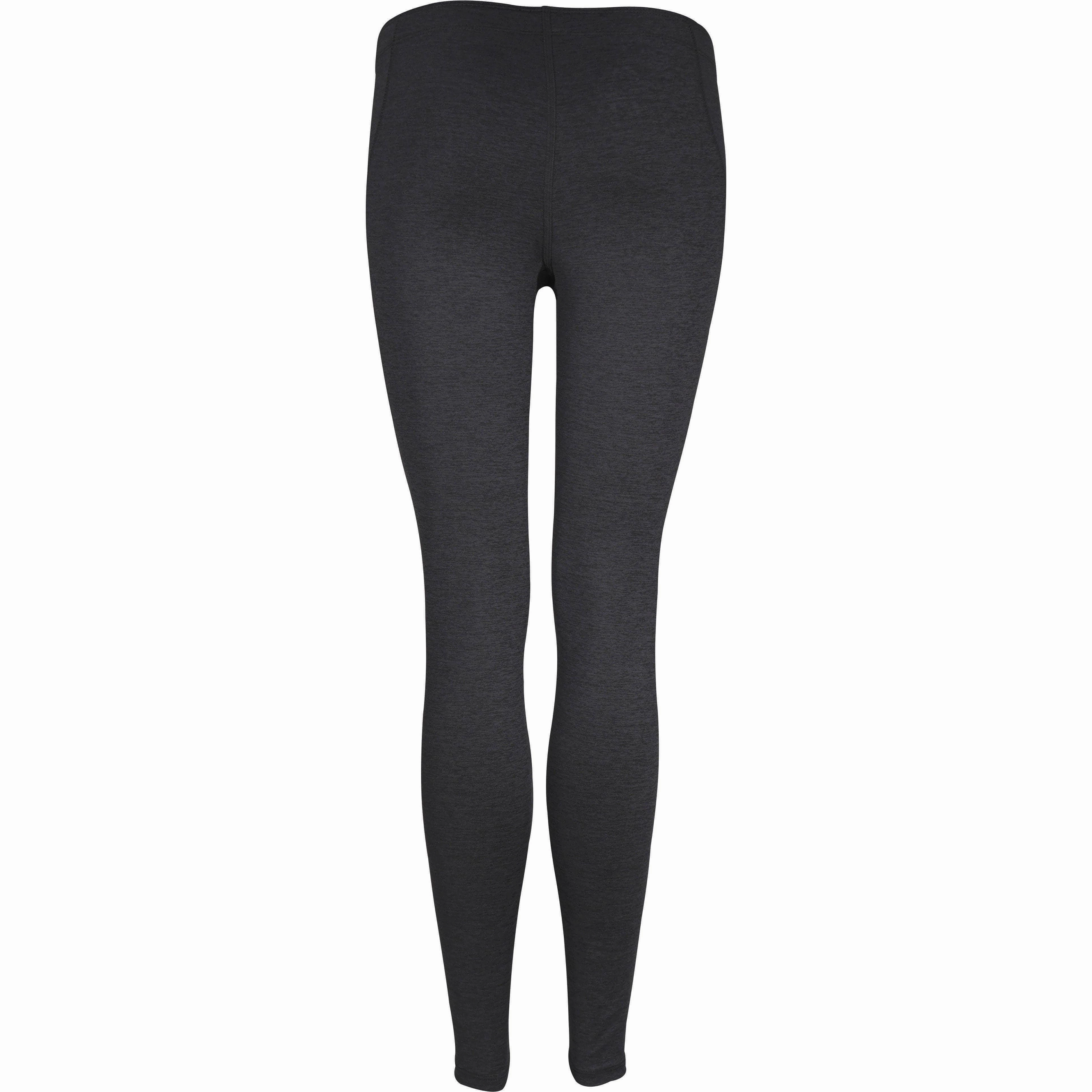 More Mile Train To Run Womens Long Running Tights - Grey Flat Seams