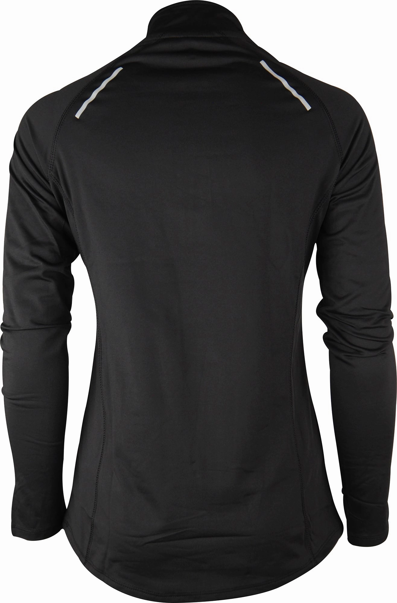 Fashionista More Mile Vivid Half Zip Long Sleeve Womens Running Top - Black