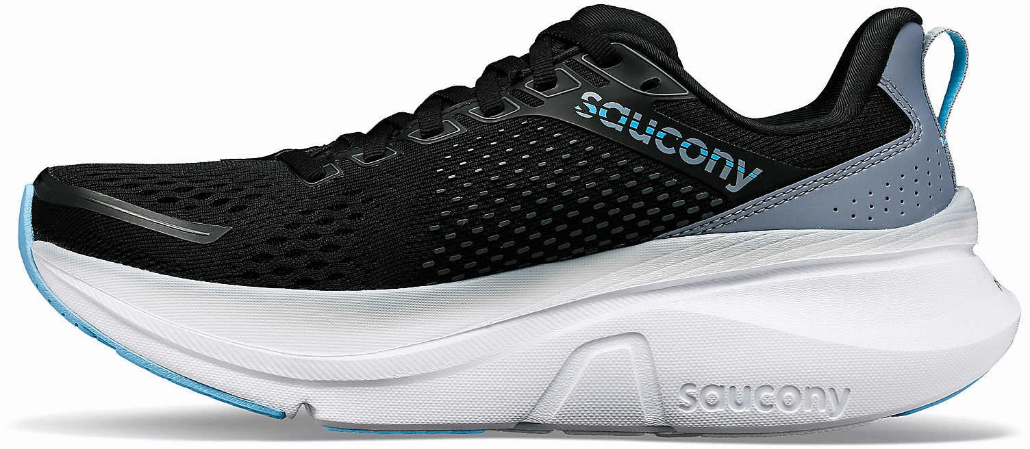 Everyday Travel Cool Running Saucony Guide 17 Womens Running Shoes - Black