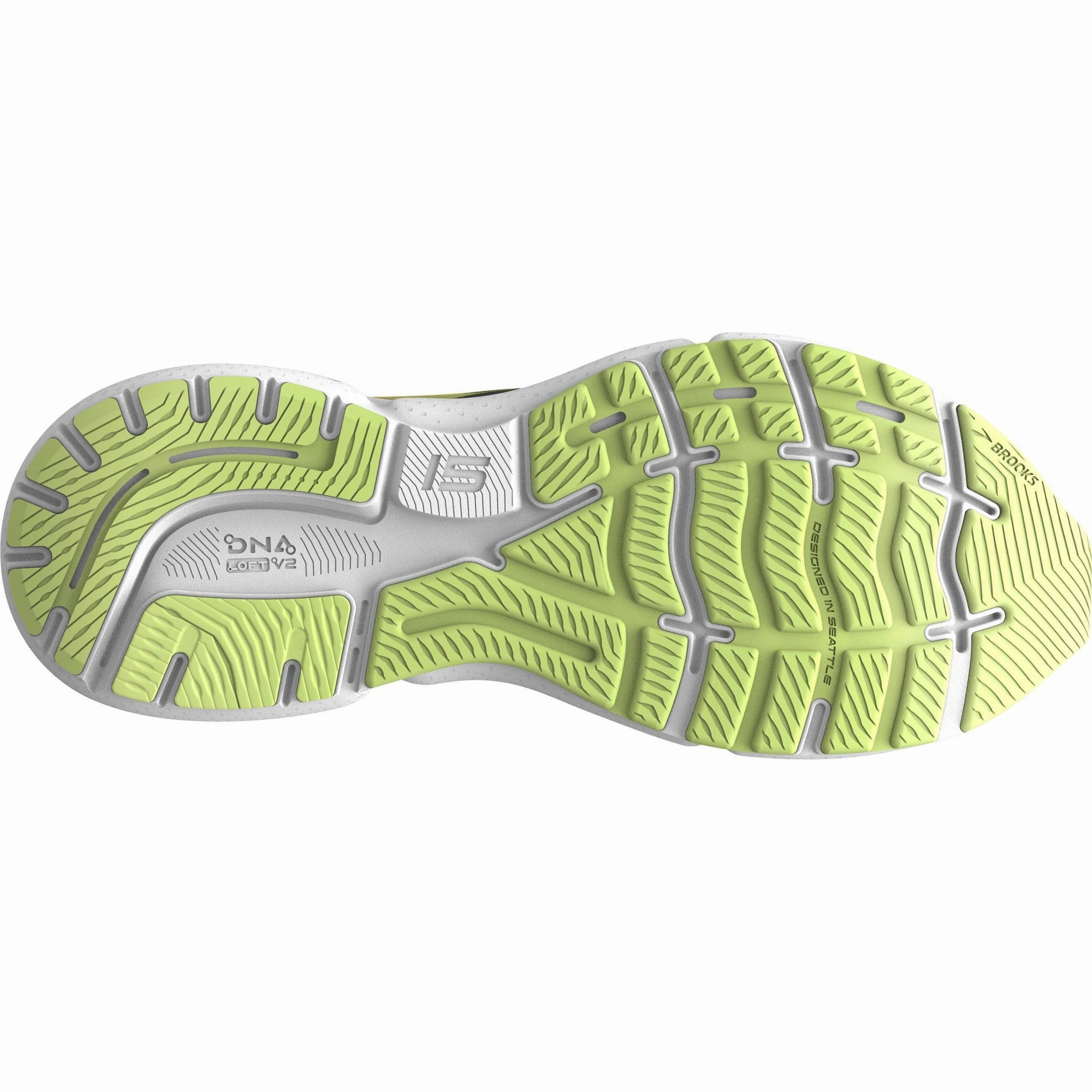 Cool Fit Bold Grip Brooks Ghost 15 Womens Running Shoes - Black