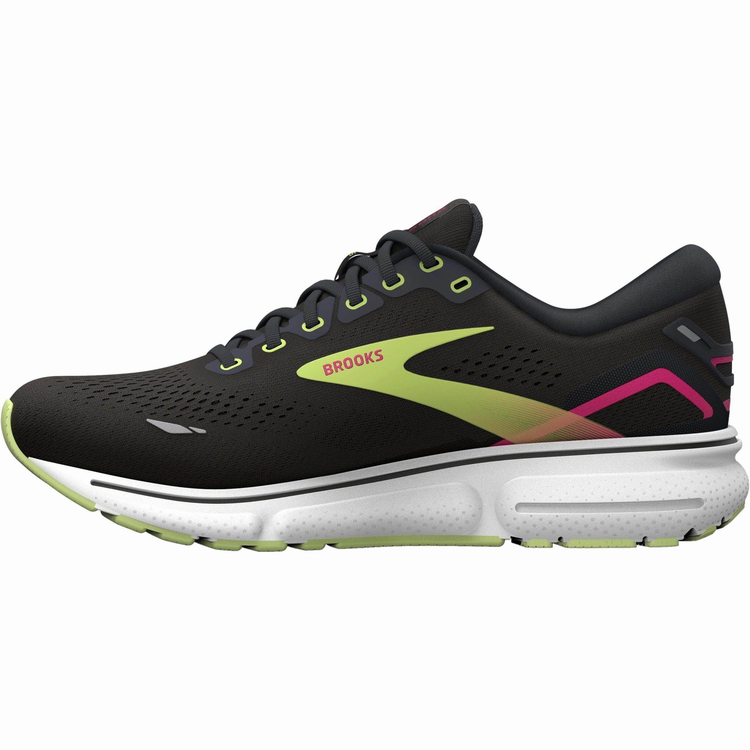 Brooks Ghost 15 Womens Running Shoes - Black Climate Control Technology