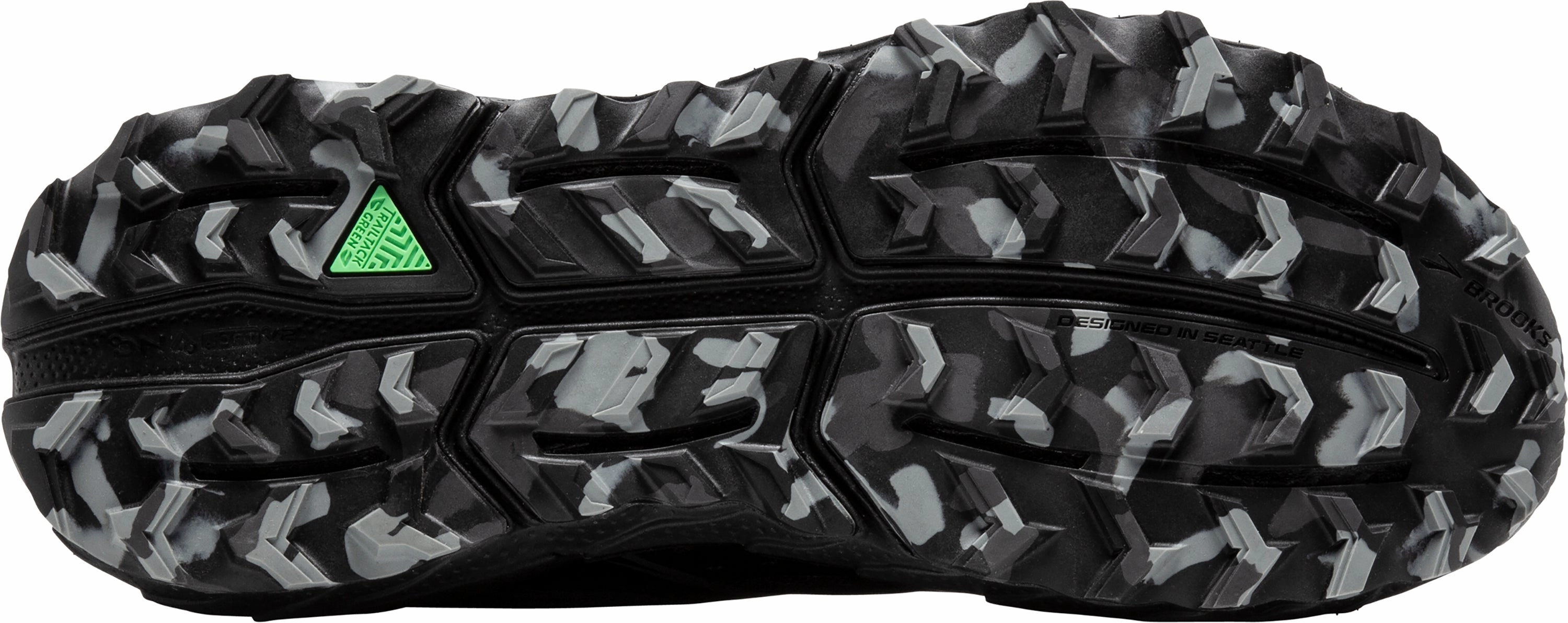 arch - support Brooks Cascadia 18 Mens Trail Running Shoes - Black