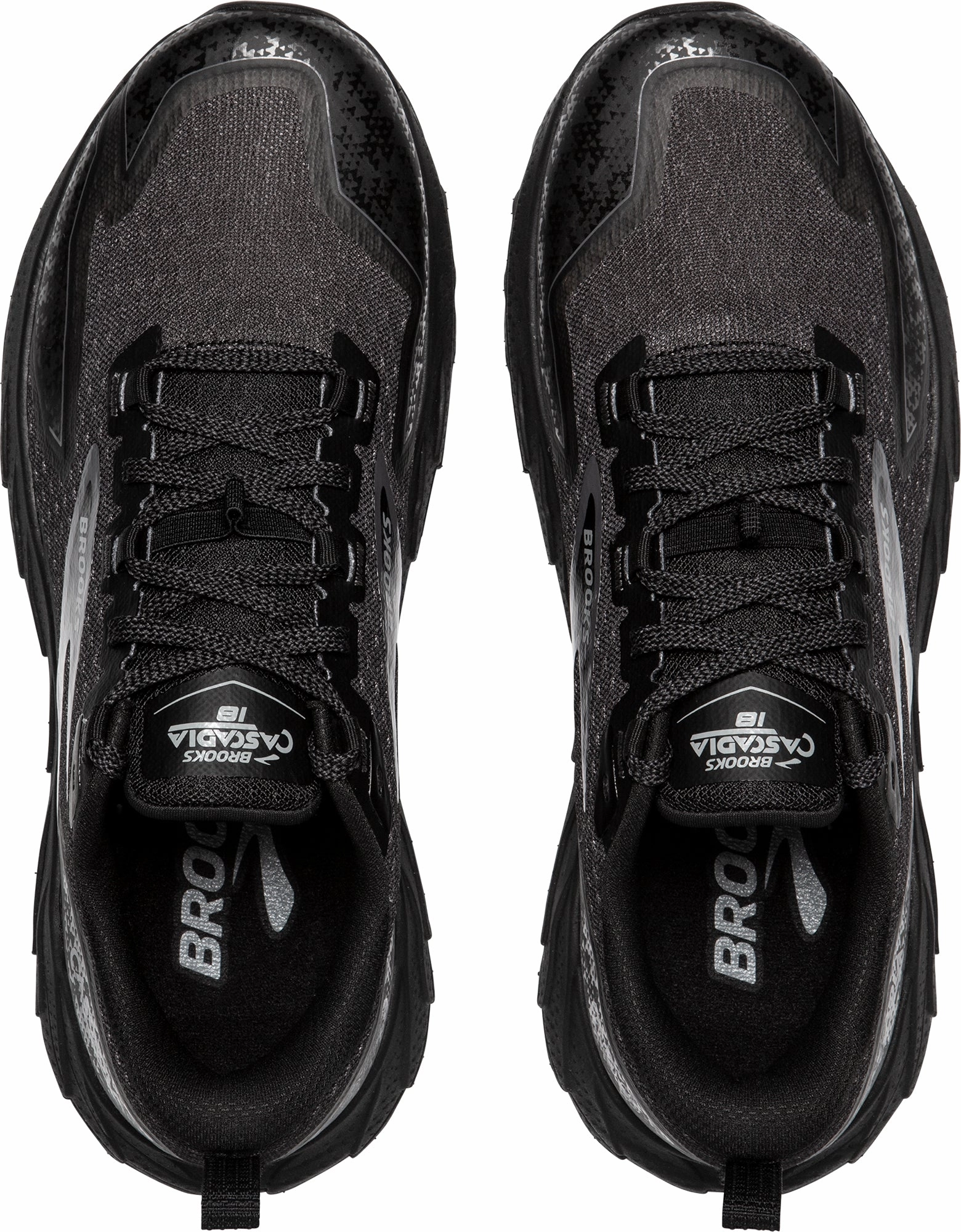Brooks Cascadia 18 Mens Trail Running Shoes - Black rainy